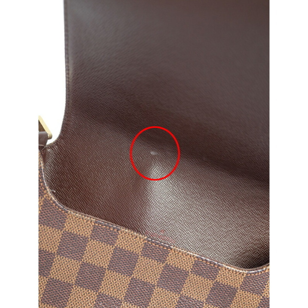 Louis Vuitton Brown Bag Musette Ebene Salsa Long Damier Shoulder - Picture 7 of 8